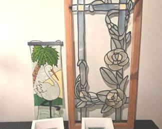 Handmade Stained Glass Window Panel And More