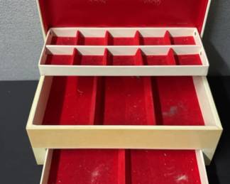 Vintage Lady Buxton Jewelry Box