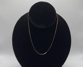 14KT 15 Yellow Gold Necklace