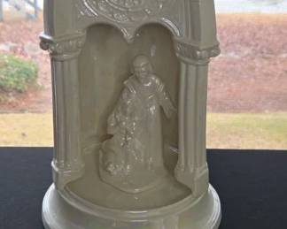 Porcelain Iridescent Cathedral Nativity Scene