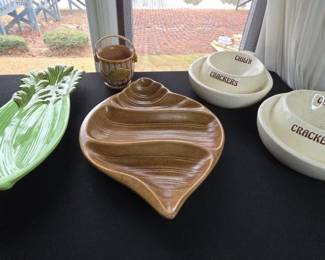 Chili Crackers Bowl, Ceramic Celery, Nut And Shell Decor