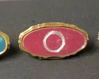 Set Of 3 Vintage Lipstick Holders W Mirrors
