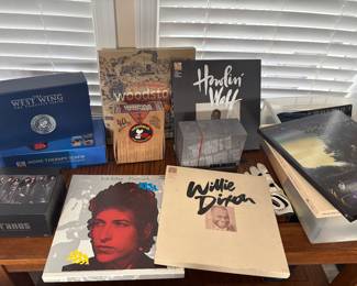 So many sets of classic dvds, cds, blu ray. 