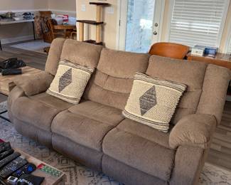 Like new recliner sofa
