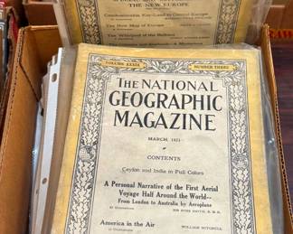 1920's The National Geographic Magazine