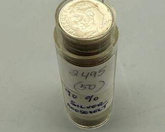 Roll Roosevelt Silver Dimes