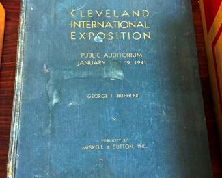 Cleveland Internation Exposition Book Scrapbook