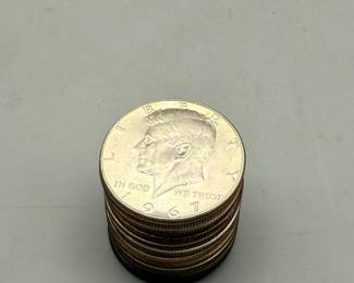 Roll JFK Half Dollars 40% Silver