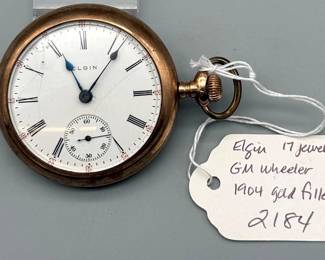Gold Filled Elgin Pocket Watch