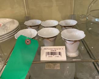 GNA porcelain teacup set (6)