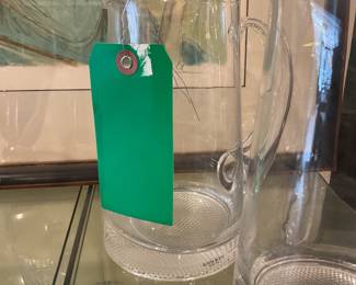Crystal cocktail pitchers