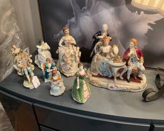 Japanese porcelain figurines