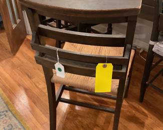 Ladder back colonial period chairs (2) $84 + tax each