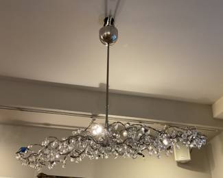 Hand made crystal chandelier $500 + tax 