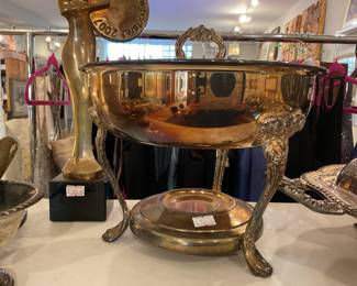 Silver plated chafing dish $25 + tax