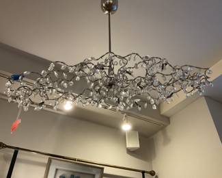 Hand made crystal chandelier $500 + tax 
