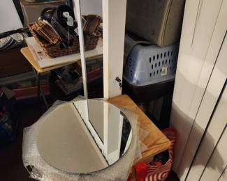 Misc items, over the door jewelry box, decorative mirrors