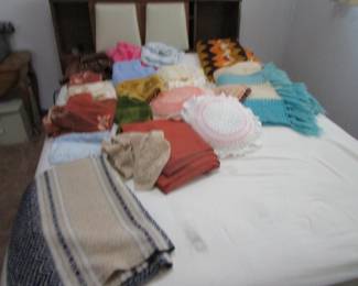 Mid Century Modern Bassett bed frame with mattress double size