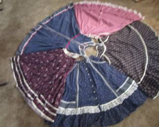 Selection of 1970's small Gunne Sax skirts