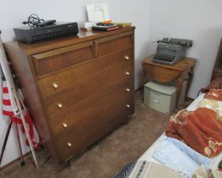 Mid Century Modern Bassett high boy dresser