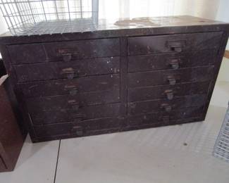 Vintage watchmaker chest
