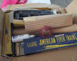 American Flyer train set