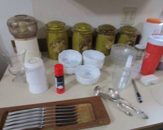 Mid century canisters