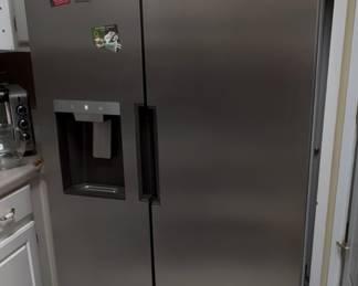 Came from Lowe’s. Nearly knew refrigerator. Cost over $1700 new. A “reasonable” offer refused.