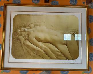 "The Faint" by Frank Gallo, signed and numbered