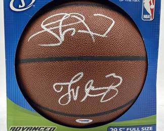 signed Odom Ariza basketball