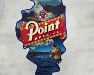 Point Special Beer Tin Advertising Sign