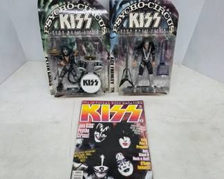 KISS Psycho Circus Action Figures and Magazine