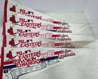 1987 St. Louis Cardinals Pennants
