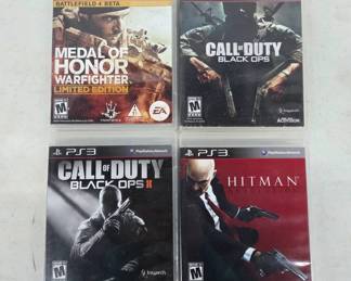 PS3 Video Game Collection with Cases