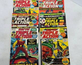 Marvel Triple Action Comic Book Lot
