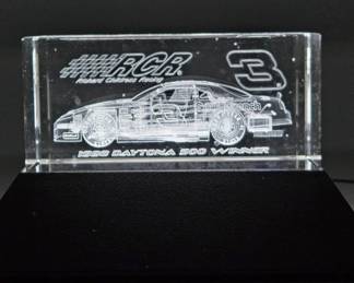 Racebricks Dale Earnhardt Crystal Display