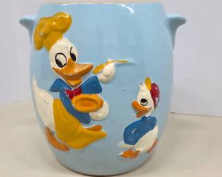 Donald Duck Ceramic Cookie Jar