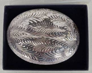 Silver Belt Buckle Montana Silversmiths