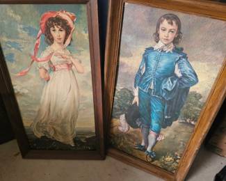 Pink Girl and Blue Boy, sold as pair
