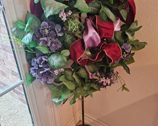 Wreath and stand