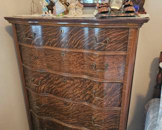 antique dresser with mirror