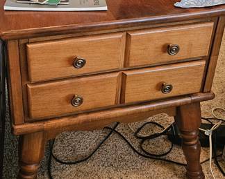 vintage side table or nightstand, also available another table and coffee table 