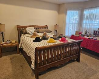 View into the main bedroom 