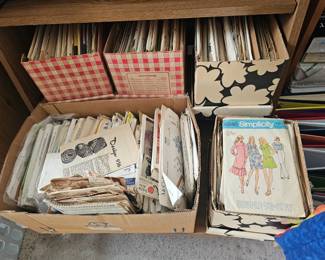 Lots of vintage patterns 
