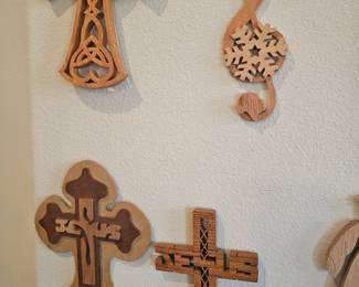 handcrafted crosses