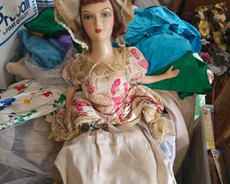 large vintage doll