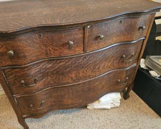 antique chest with mirror