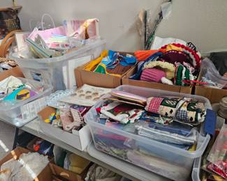 Craft and sewing supies