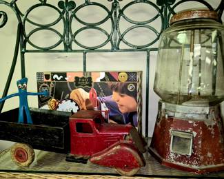 Vintage and modern toys. dolls and games