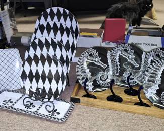 "Tommy Bahama" wood serving tray